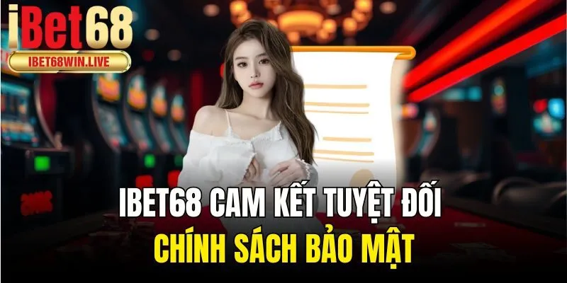 ibet68 cam kết tuyệt đối chính sách bảo mật