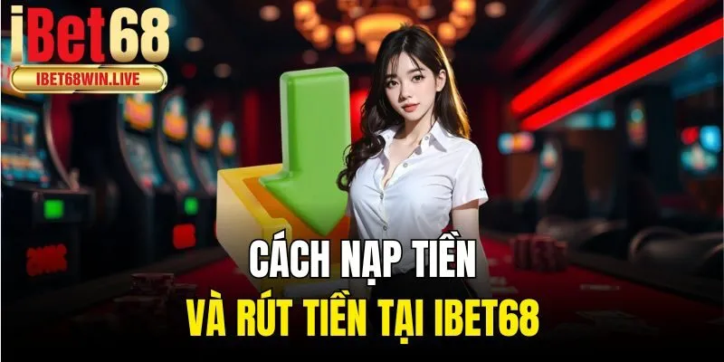 Cách nạp tiền và rút tiền tại ibet68